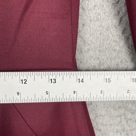 Elise Henri Dress Womens Small Wool Blend Sheath Midi 3/4 Sleeve Elegant Formal - Picture 9 of 10